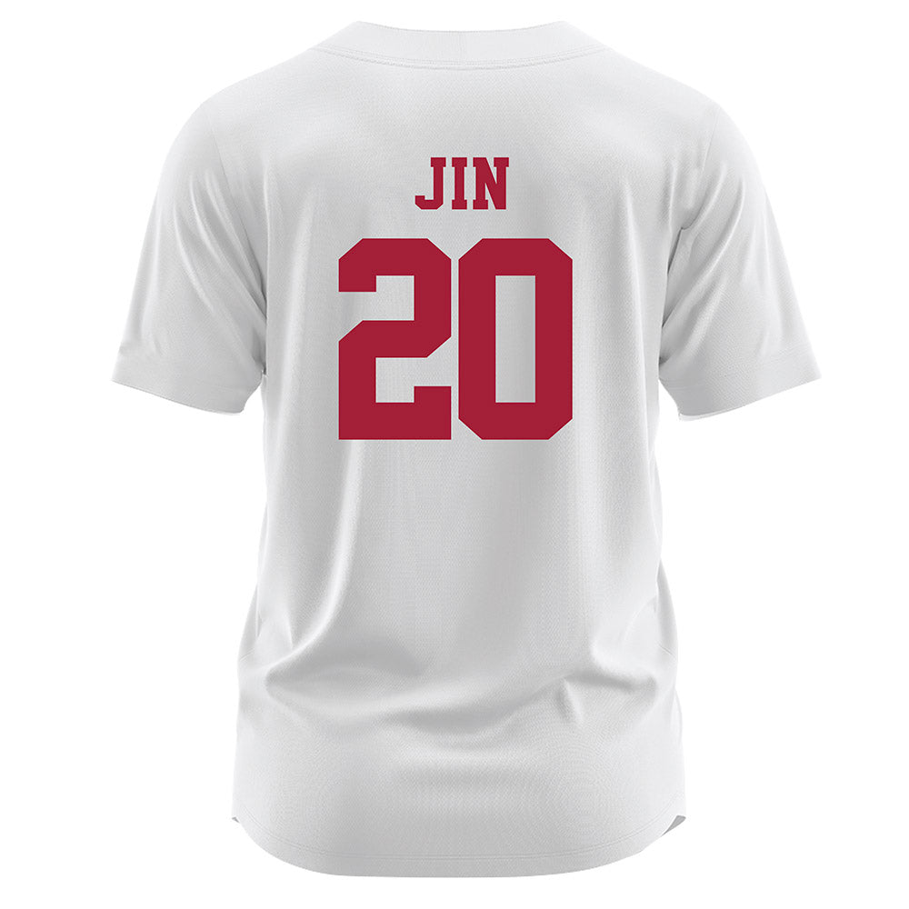 Stanford - NCAA Softball : Sophia Jin - White Jersey-1