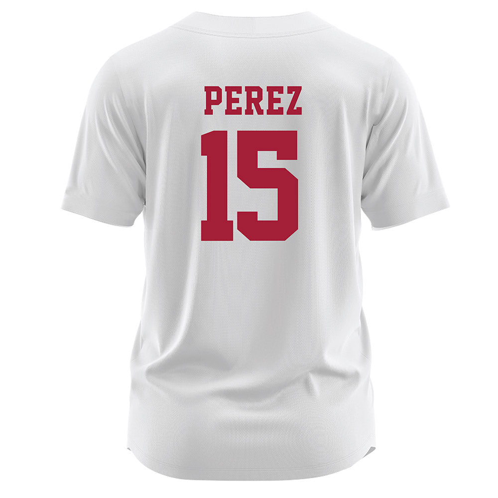 Stanford - NCAA Softball : Mylia Perez - White Jersey-1