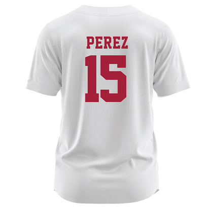 Stanford - NCAA Softball : Mylia Perez - White Jersey-1