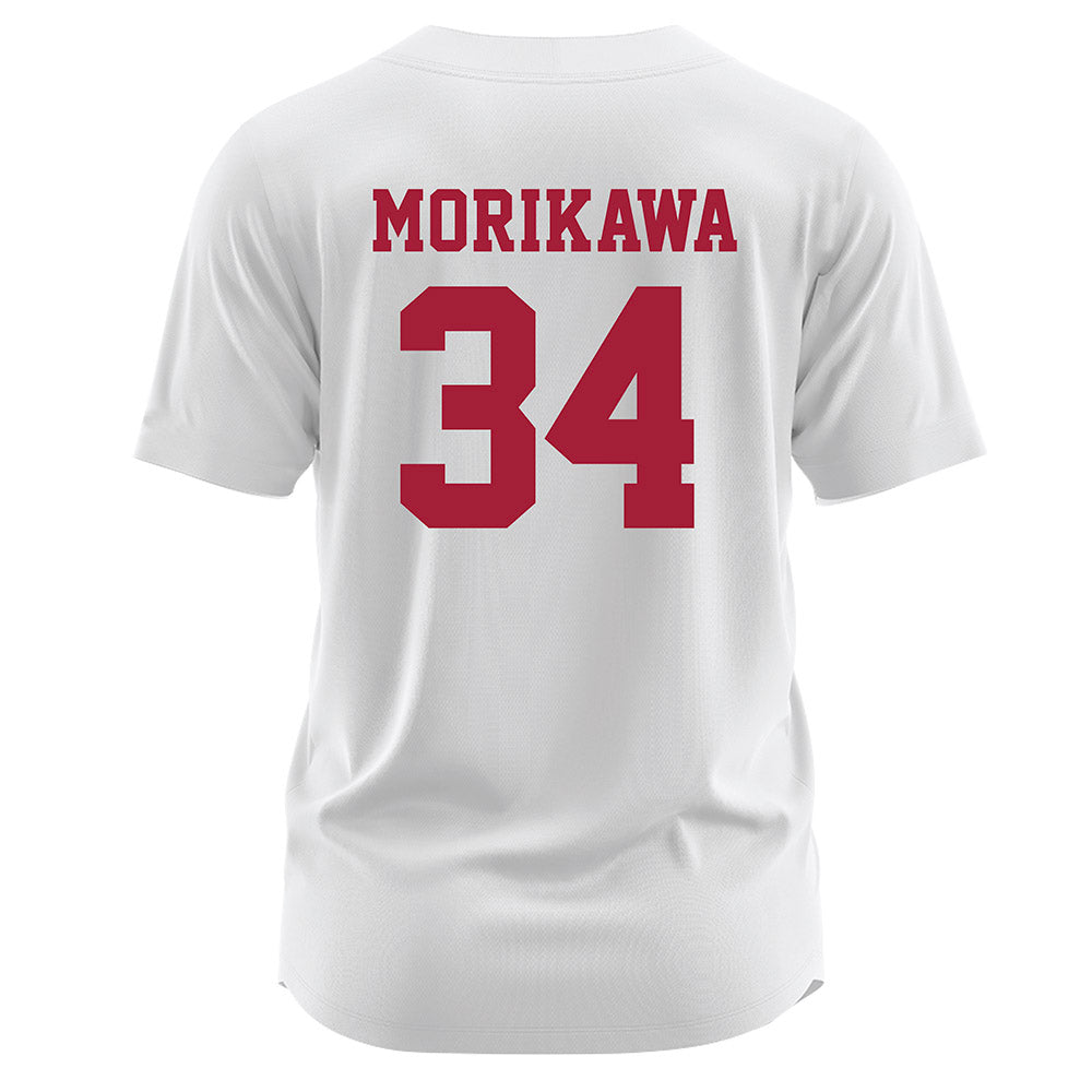 Stanford - NCAA Softball : Allison Morikawa - White Jersey-1
