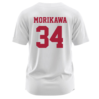 Stanford - NCAA Softball : Allison Morikawa - White Jersey-1