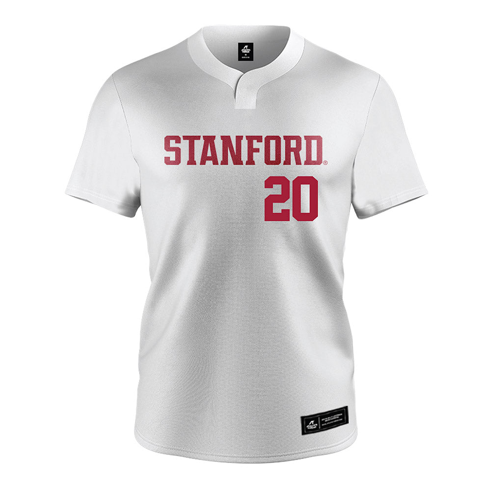 Stanford - NCAA Softball : Sophia Jin - White Jersey-0