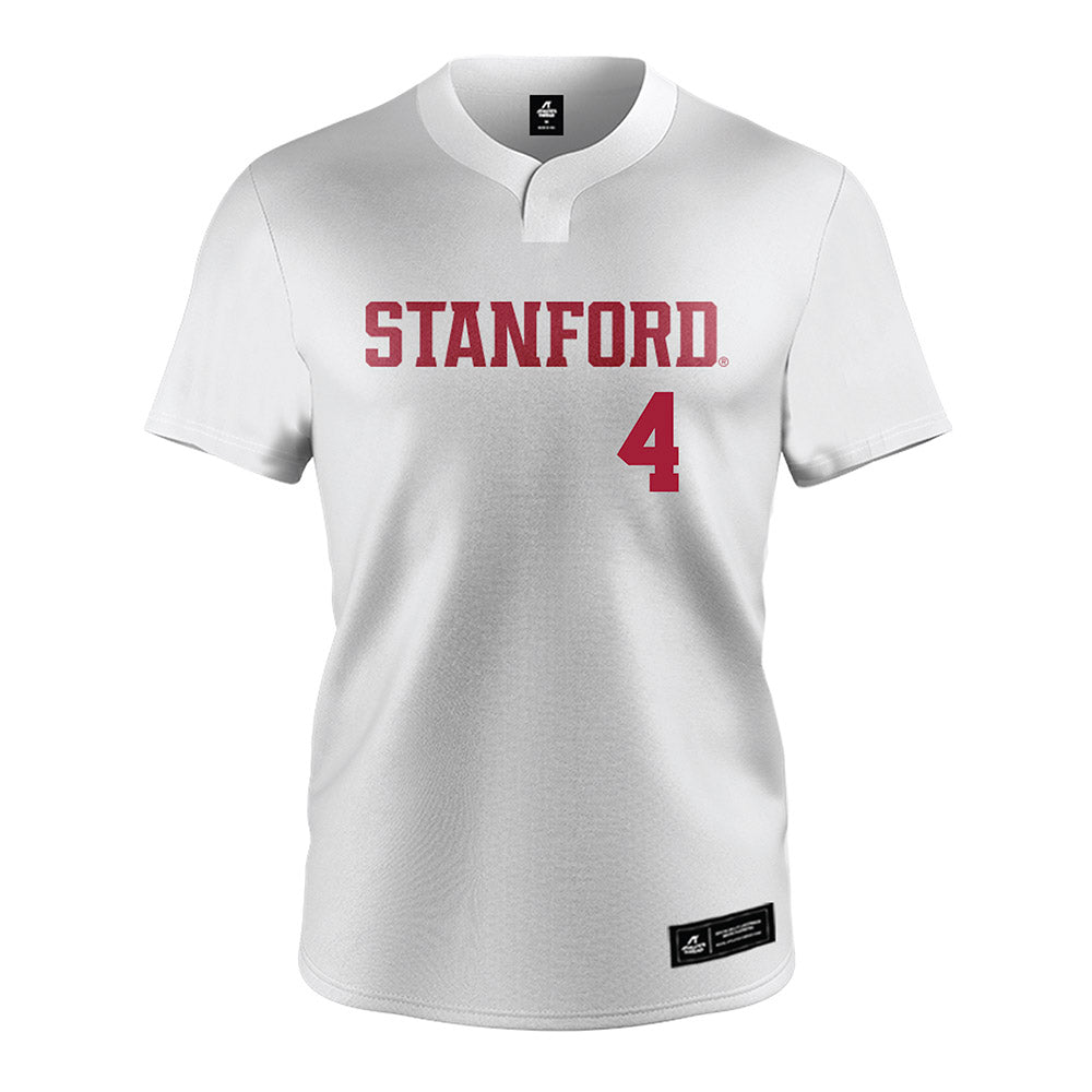 Stanford - NCAA Softball : Sydney Boulaphinh - White Jersey-0
