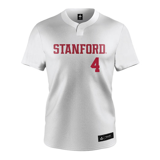 Stanford - NCAA Softball : Sydney Boulaphinh - White Jersey-0