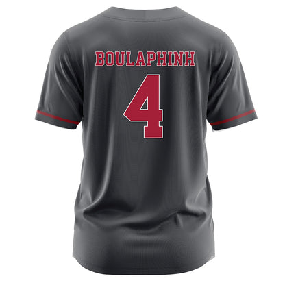 Stanford - NCAA Softball : Sydney Boulaphinh - Grey Jersey-1