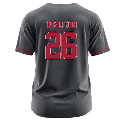 Stanford - NCAA Softball : Taylor Nelson - Grey Jersey-1
