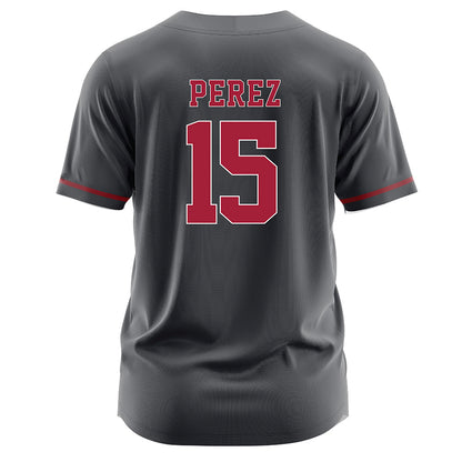 Stanford - NCAA Softball : Mylia Perez - Grey Jersey-1