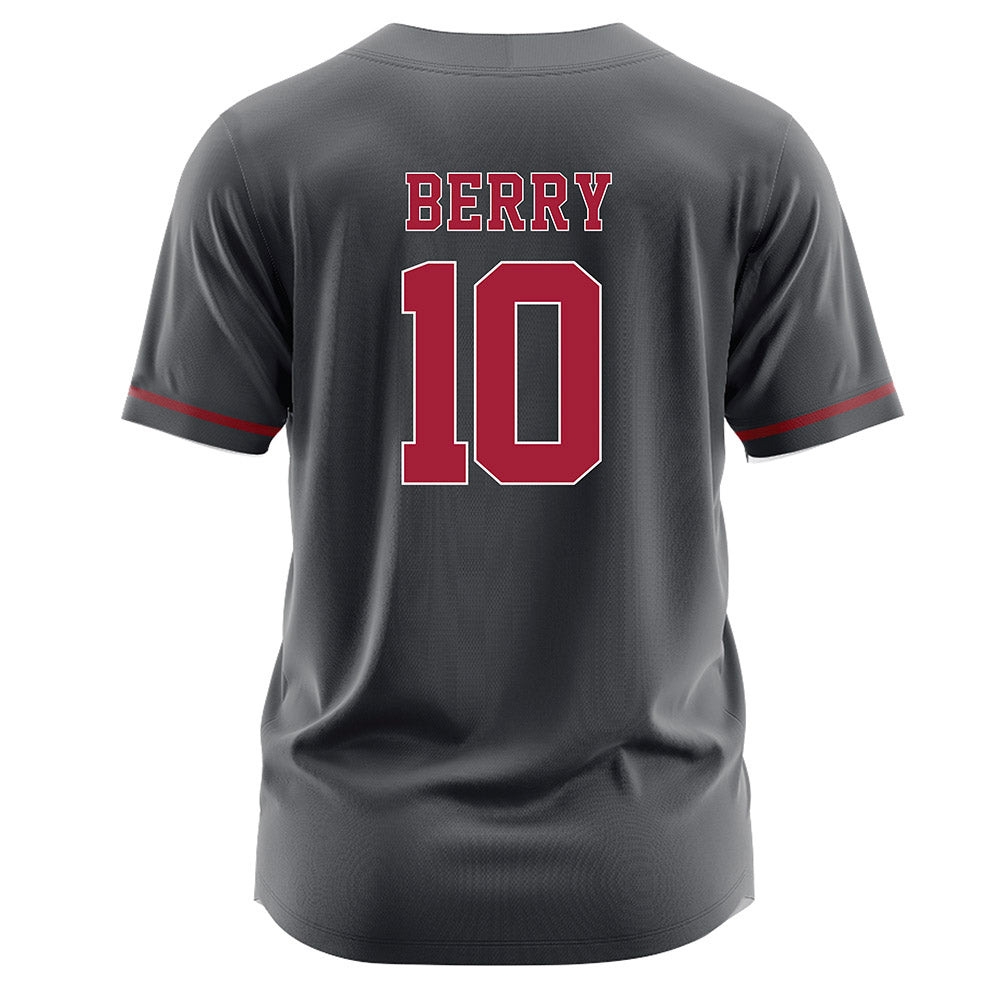 Stanford - NCAA Softball : Jade Berry - Grey Jersey-1
