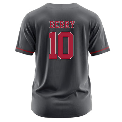 Stanford - NCAA Softball : Jade Berry - Grey Jersey-1