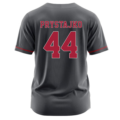 Stanford - NCAA Softball : Zoe Prystajko - Grey Jersey-1