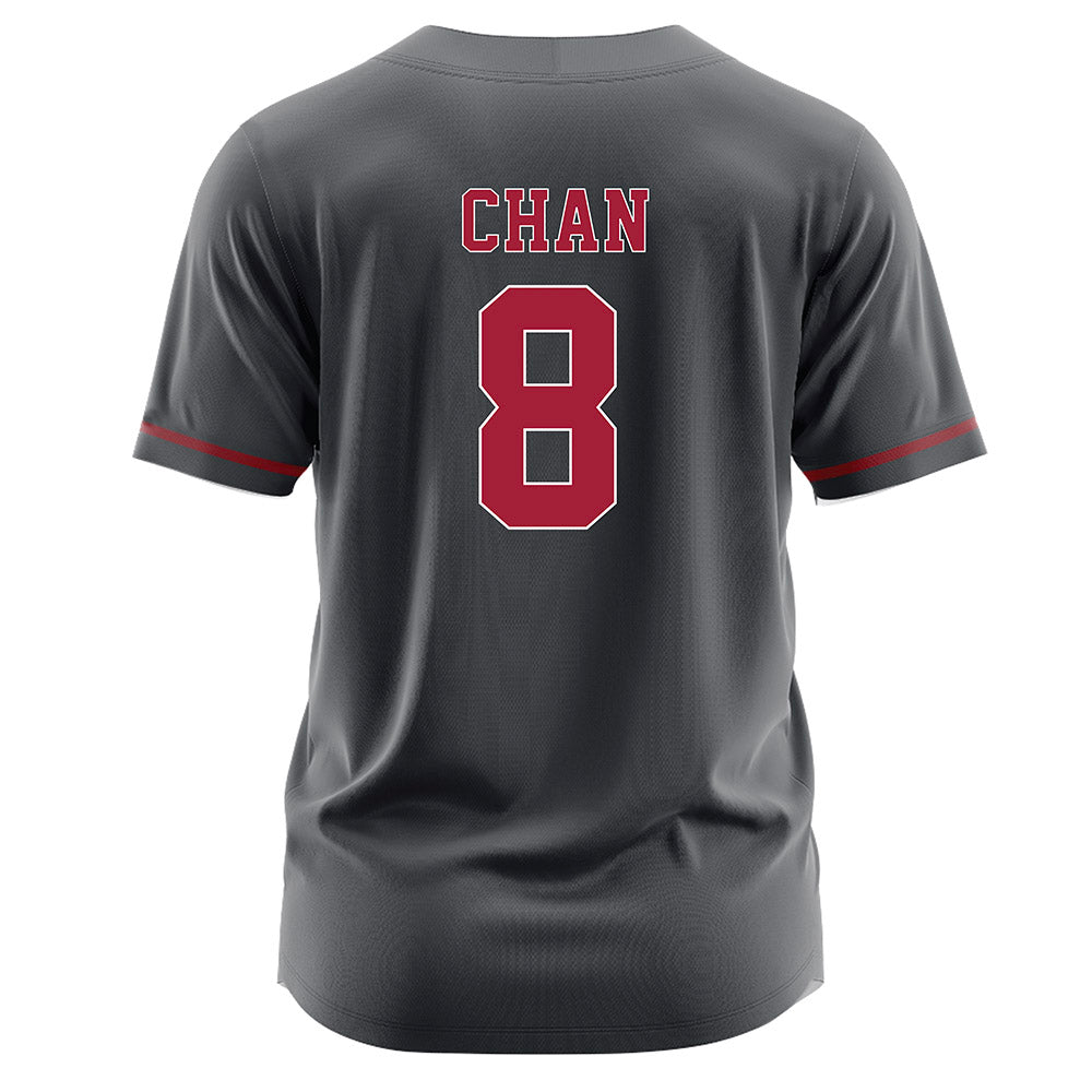 Stanford - NCAA Softball : Kyra Chan - Grey Jersey-1