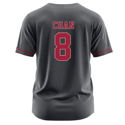 Stanford - NCAA Softball : Kyra Chan - Grey Jersey-1