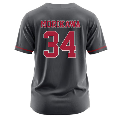 Stanford - NCAA Softball : Allison Morikawa - Grey Jersey-1