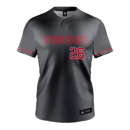 Stanford - NCAA Softball : Taylor Nelson - Grey Jersey-0