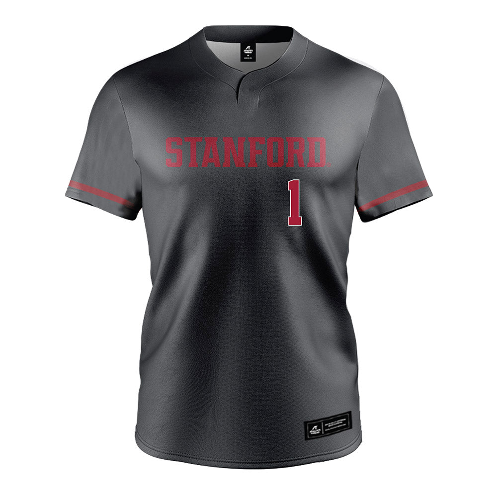 Stanford - NCAA Softball : River Mahler - Grey Jersey-0