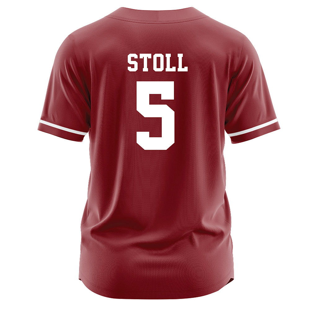 Stanford - NCAA Baseball : Nolan Stoll - Cardinal Jersey-1