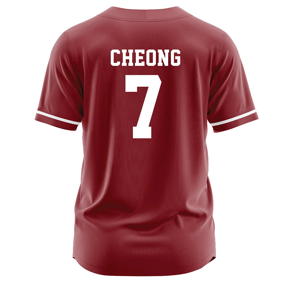 Stanford - NCAA Baseball : Philip Cheong - Cardinal Jersey-1