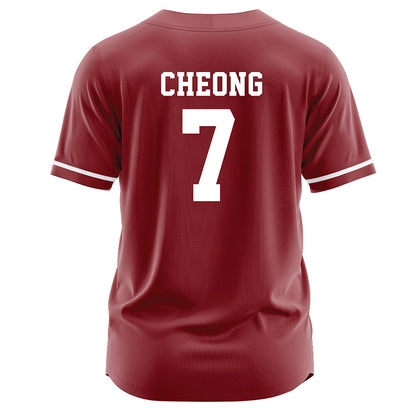 Stanford - NCAA Baseball : Philip Cheong - Cardinal Jersey-1