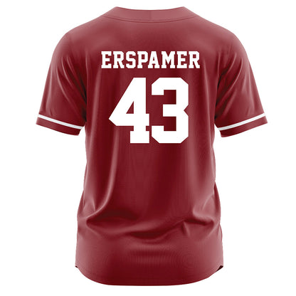 Stanford - NCAA Baseball : Mike Erspamer - Cardinal Jersey-1