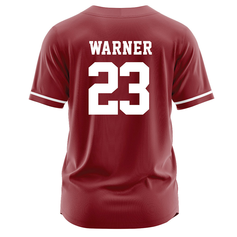 Stanford - NCAA Baseball : Parker Warner - Cardinal Jersey-1