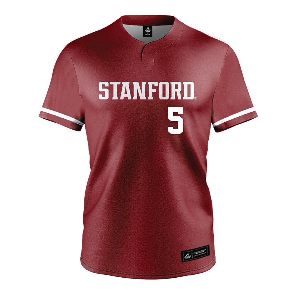 Stanford - NCAA Baseball : Nolan Stoll - Cardinal Jersey-0