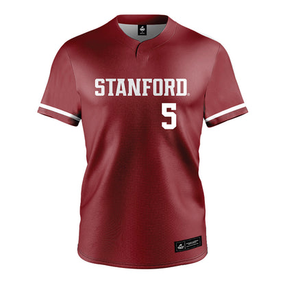 Stanford - NCAA Baseball : Nolan Stoll - Cardinal Jersey-0