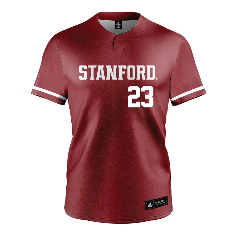 Stanford - NCAA Baseball : Parker Warner - Cardinal Jersey-0