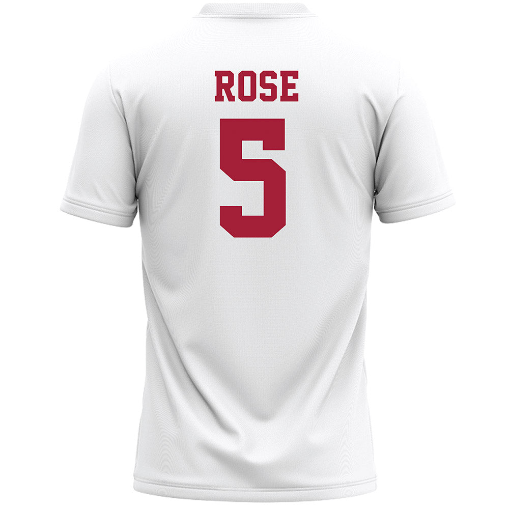 Stanford - NCAA Women's Lacrosse : Olivia Rose - White Lacrosse Jersey -1