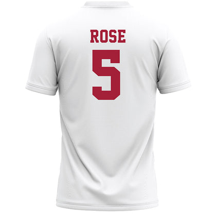 Stanford - NCAA Women's Lacrosse : Olivia Rose - White Lacrosse Jersey -1