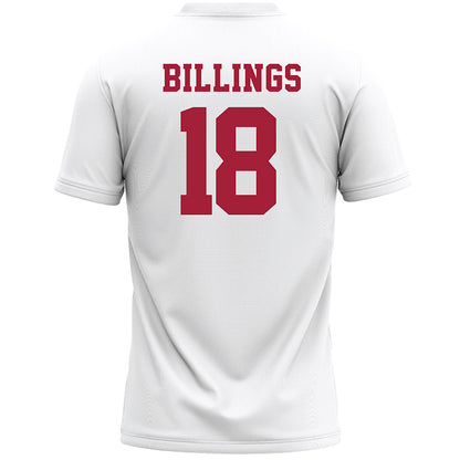 Stanford - NCAA Women's Lacrosse : Sawyer Billings - White Lacrosse Jersey -1