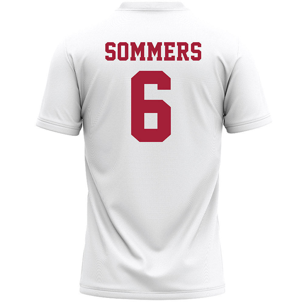 Stanford - NCAA Women's Lacrosse : Kaleigh Sommers - White Lacrosse Jersey -1