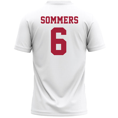Stanford - NCAA Women's Lacrosse : Kaleigh Sommers - White Lacrosse Jersey -1