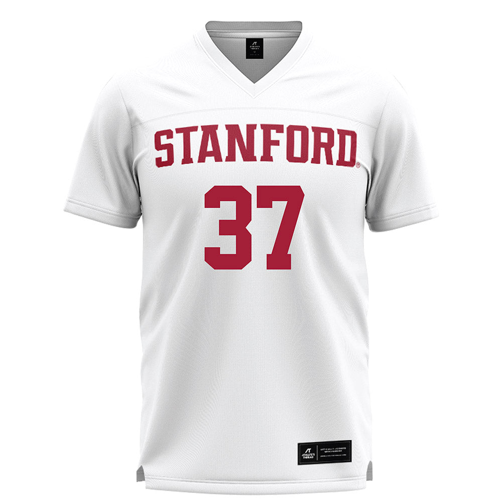 Stanford - NCAA Women's Lacrosse : Bronwyn Bolton - White Lacrosse Jersey -0