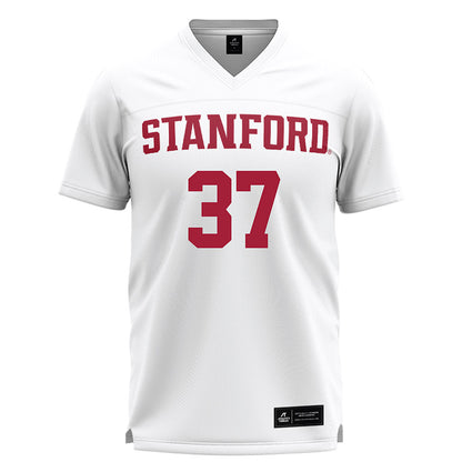 Stanford - NCAA Women's Lacrosse : Bronwyn Bolton - White Lacrosse Jersey -0