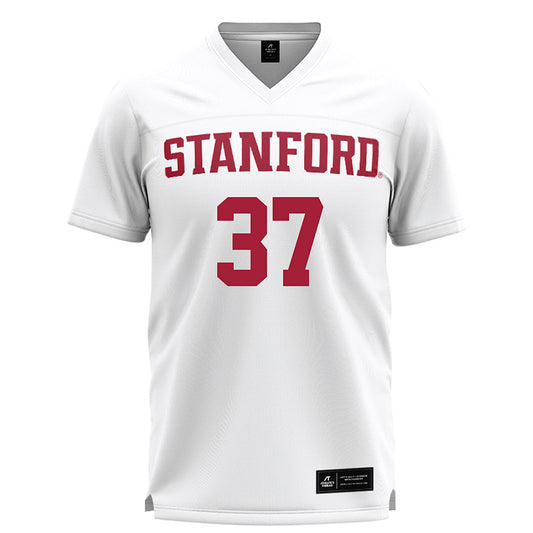 Stanford - NCAA Women's Lacrosse : Bronwyn Bolton - White Lacrosse Jersey -0