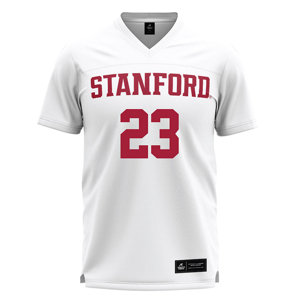 Stanford - NCAA Women's Lacrosse : Quinn Murray - White Lacrosse Jersey -0