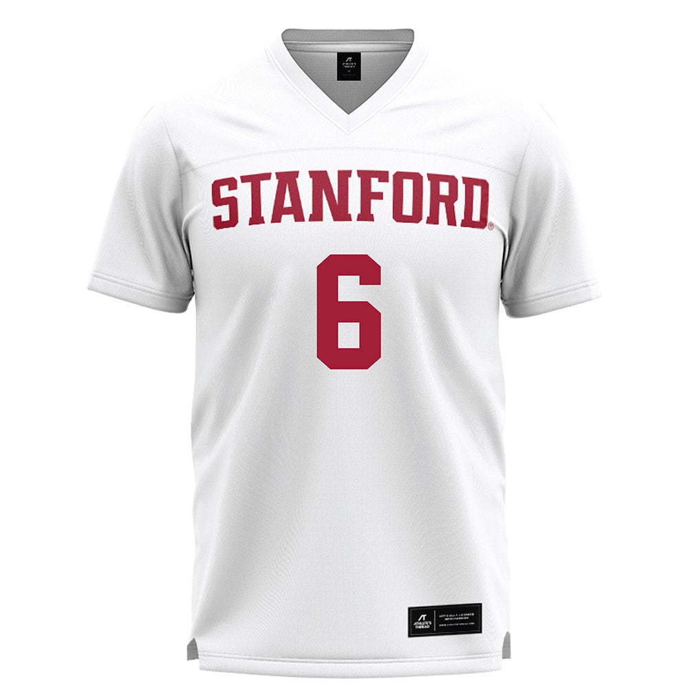 Stanford - NCAA Women's Lacrosse : Kaleigh Sommers - White Lacrosse Jersey -0