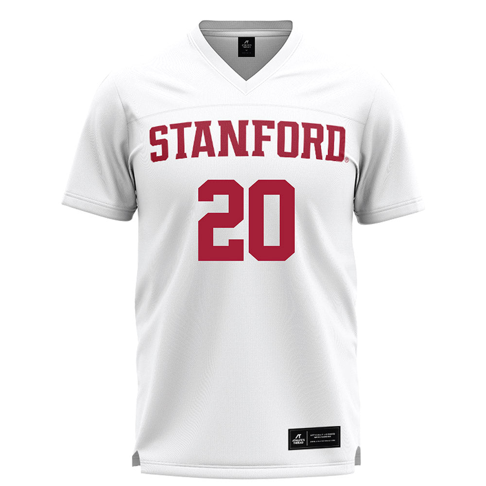 Stanford - NCAA Women's Lacrosse : Anna Colpack - White Lacrosse Jersey -0