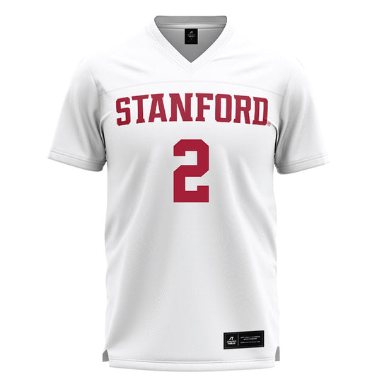 Stanford - NCAA Women's Lacrosse : Ava Arceri - White Lacrosse Jersey -0