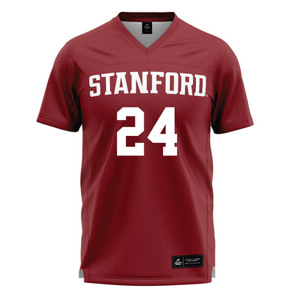 Stanford - NCAA Women's Lacrosse : Aliya Polisky - Cardinal Lacrosse Jersey -0