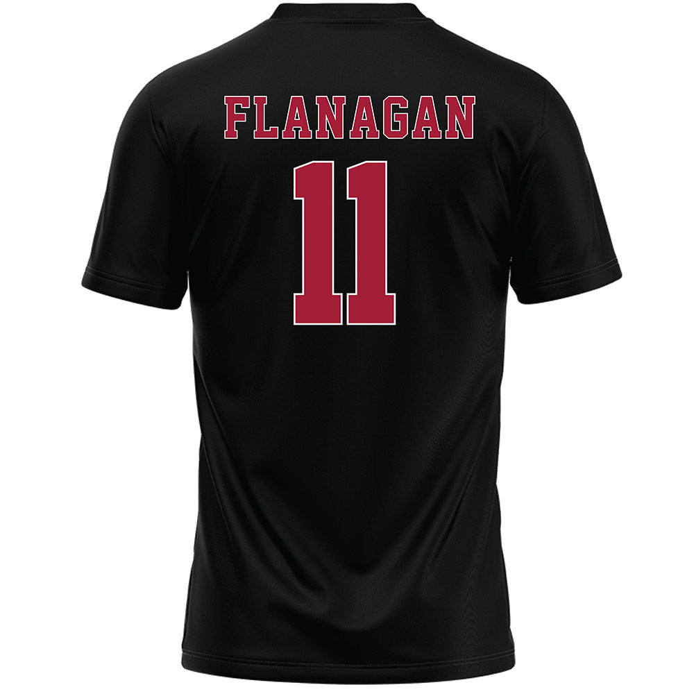 Stanford - NCAA Women's Lacrosse : Mae Flanagan - Black Lacrosse Jersey -1