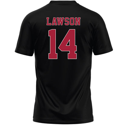 Stanford - NCAA Women's Lacrosse : Amanda Lawson - Black Lacrosse Jersey -1
