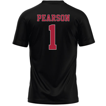 Stanford - NCAA Women's Lacrosse : Lucy Pearson - Black Lacrosse Jersey -1