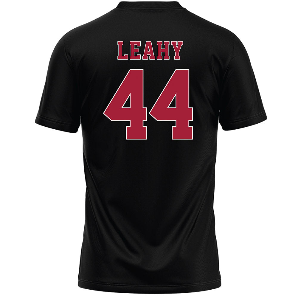 Stanford - NCAA Women's Lacrosse : Olivia Leahy - Black Lacrosse Jersey -1