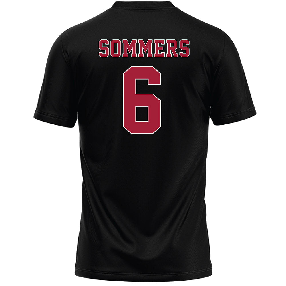 Stanford - NCAA Women's Lacrosse : Kaleigh Sommers - Black Lacrosse Jersey -1