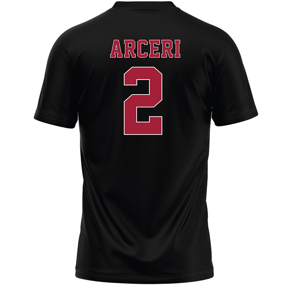 Stanford - NCAA Women's Lacrosse : Ava Arceri - Black Lacrosse Jersey -1