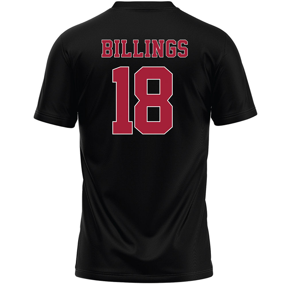 Stanford - NCAA Women's Lacrosse : Sawyer Billings - Black Lacrosse Jersey -1