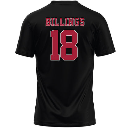 Stanford - NCAA Women's Lacrosse : Sawyer Billings - Black Lacrosse Jersey -1