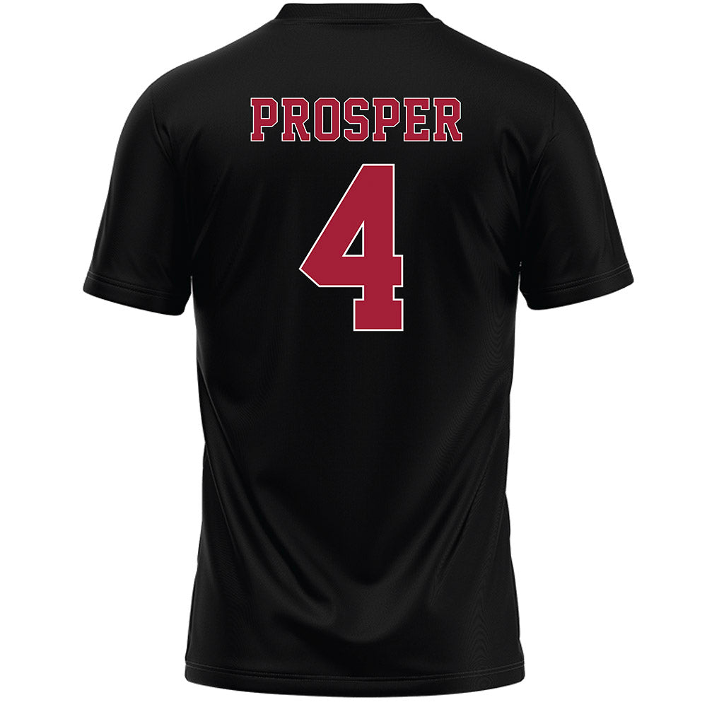 Stanford - NCAA Women's Lacrosse : Olivia Prosper - Black Lacrosse Jersey -1