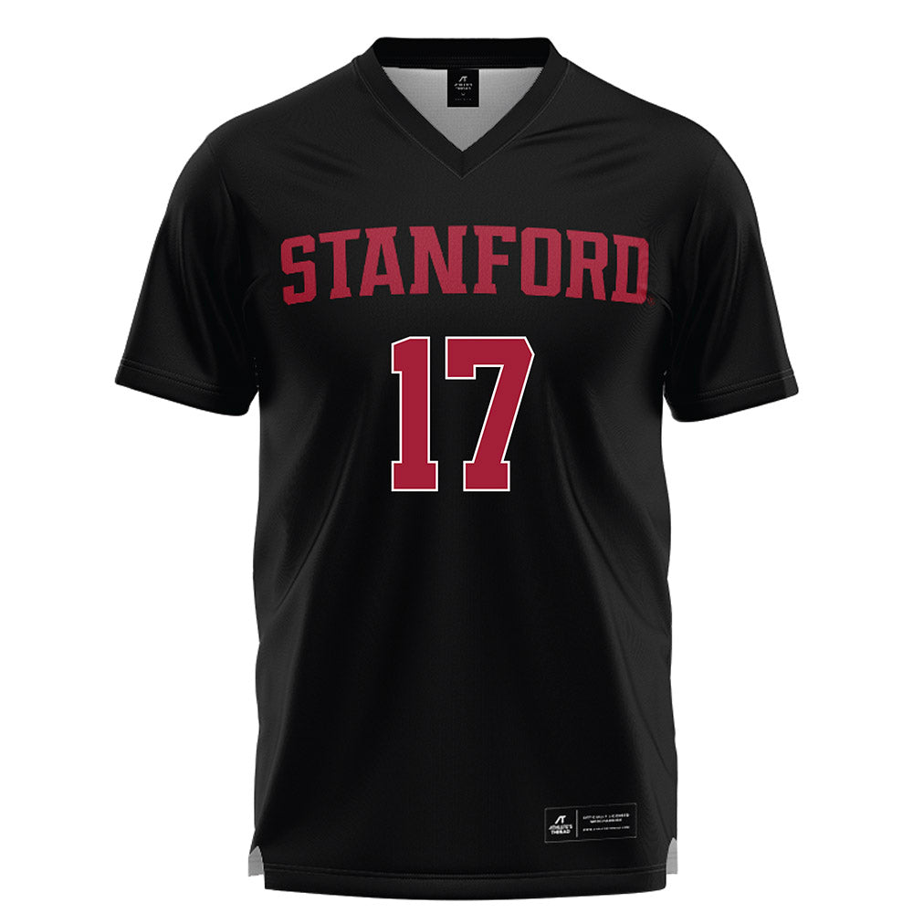 Stanford - NCAA Women's Lacrosse : Rylee Bouvier - Black Lacrosse Jersey -0